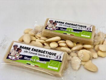 BARRE ENERGETIQUE AMANDE BLANCHE 60% 2