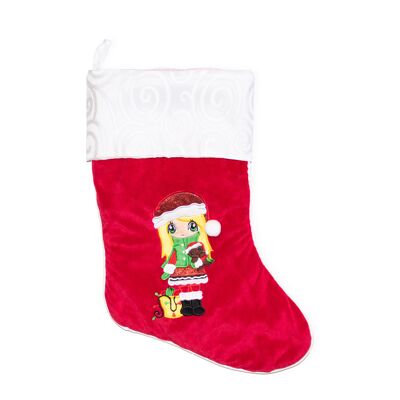 Bas de Noël Red Girl *VENTE*