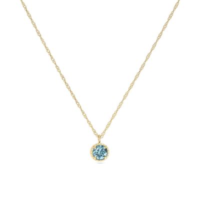 Birthstones Necklace - March / Aquamarine