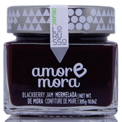 Mermelada ecológica artesanal de mora 85% fruta 305g, Contenido reducido de azúcar.