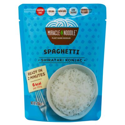 Espaguetis con konjac shirataki