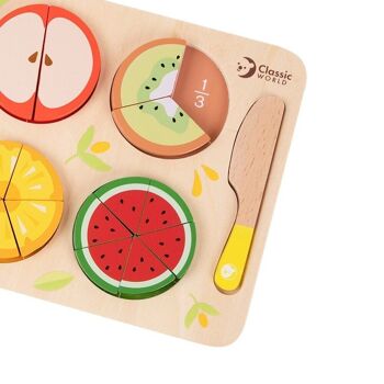 Classic World - Puzzle des formes fruits - 30x19x1,5cm 3