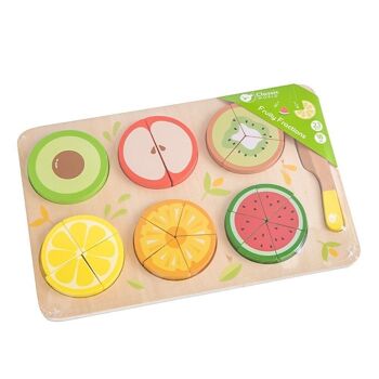 Classic World - Puzzle des formes fruits - 30x19x1,5cm 4