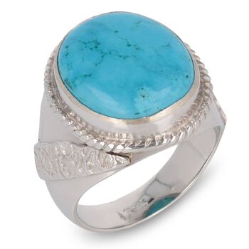 Bague Turquoise sur argent 925 2569 1