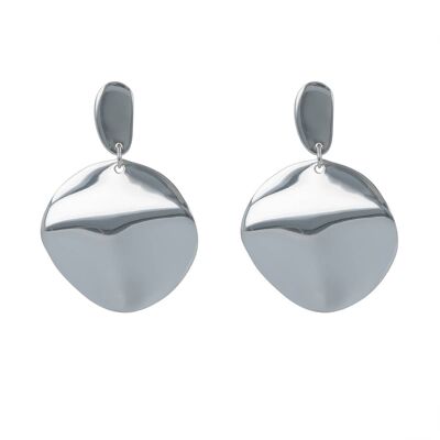 925 silver disc earrings 50364