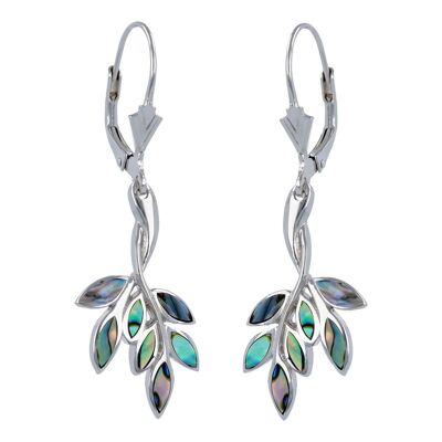 Abalone mother-of-pearl earrings 45003