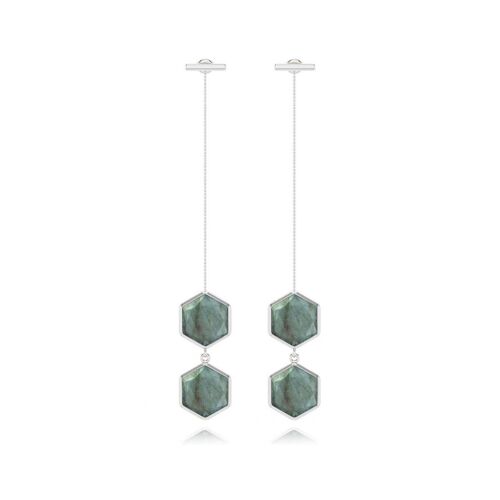 Boucles d'oreille Labradorite argent 925 60389-S-Labra