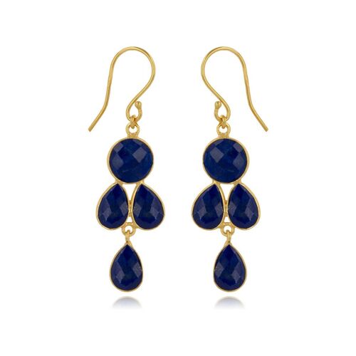 Boucles d'oreille Lapis-Lazuli argent 925 60394-GP-Lapis