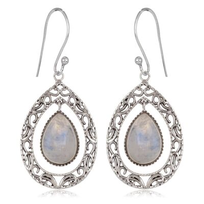 Moonstone drop earrings 60314