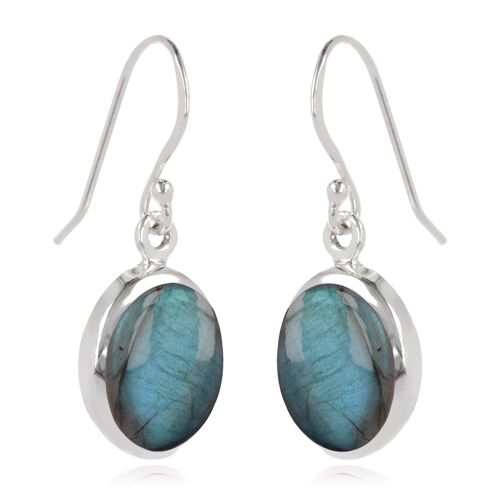 Boucles d'oreille pierre Labradorite 60310