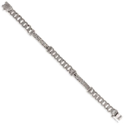 Curb bracelet Sterling silver 925 70900