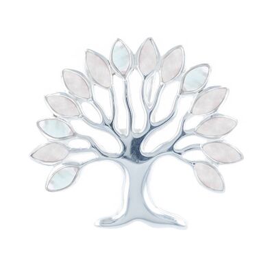 Pendentif arbre de vie  argent 925 et nacre blanc 51238