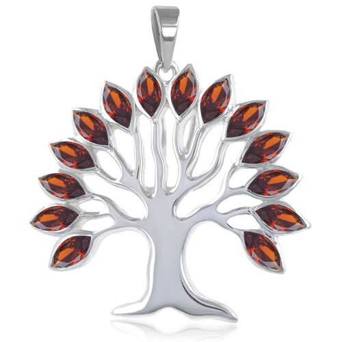 Pendentif arbre de vie  argent 925 et zircon 51230-3