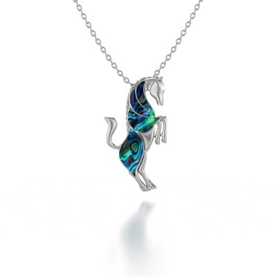 Ciondolo Cavallo Madreperla Abalone Set Argento 925 51241