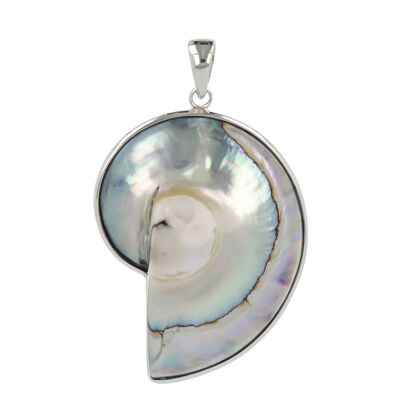 Nautile Mother-of-Pearl Pendant on 925 Silver 0222-2
