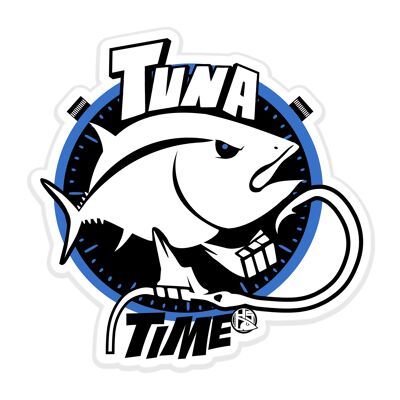 Sticker Tuna Time cm 20x20