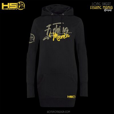 Langer Hoodie Fishing Mania Frau