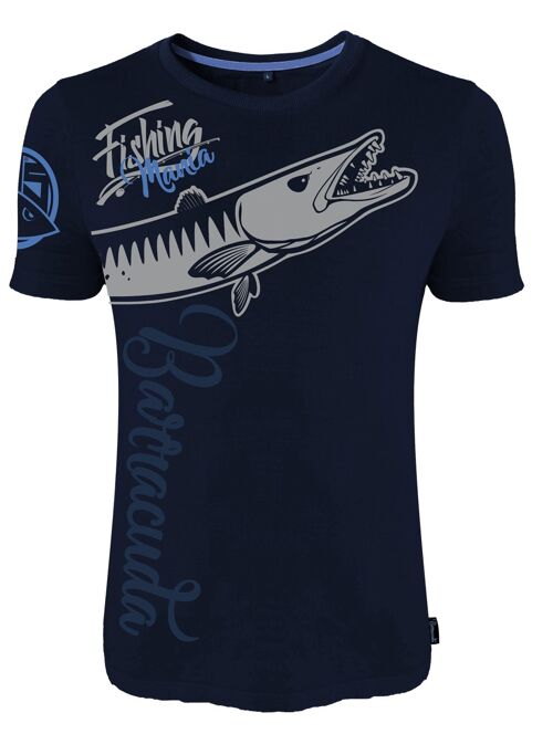 T-shirt Fishing Mania Barracuda