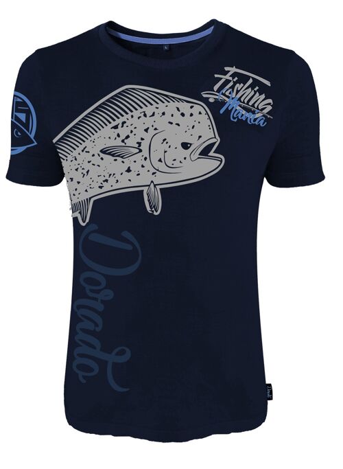 T-shirt Fishing Mania Dorado