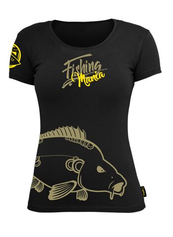 T-shirt femme Fishing Mania Carpfishing 1