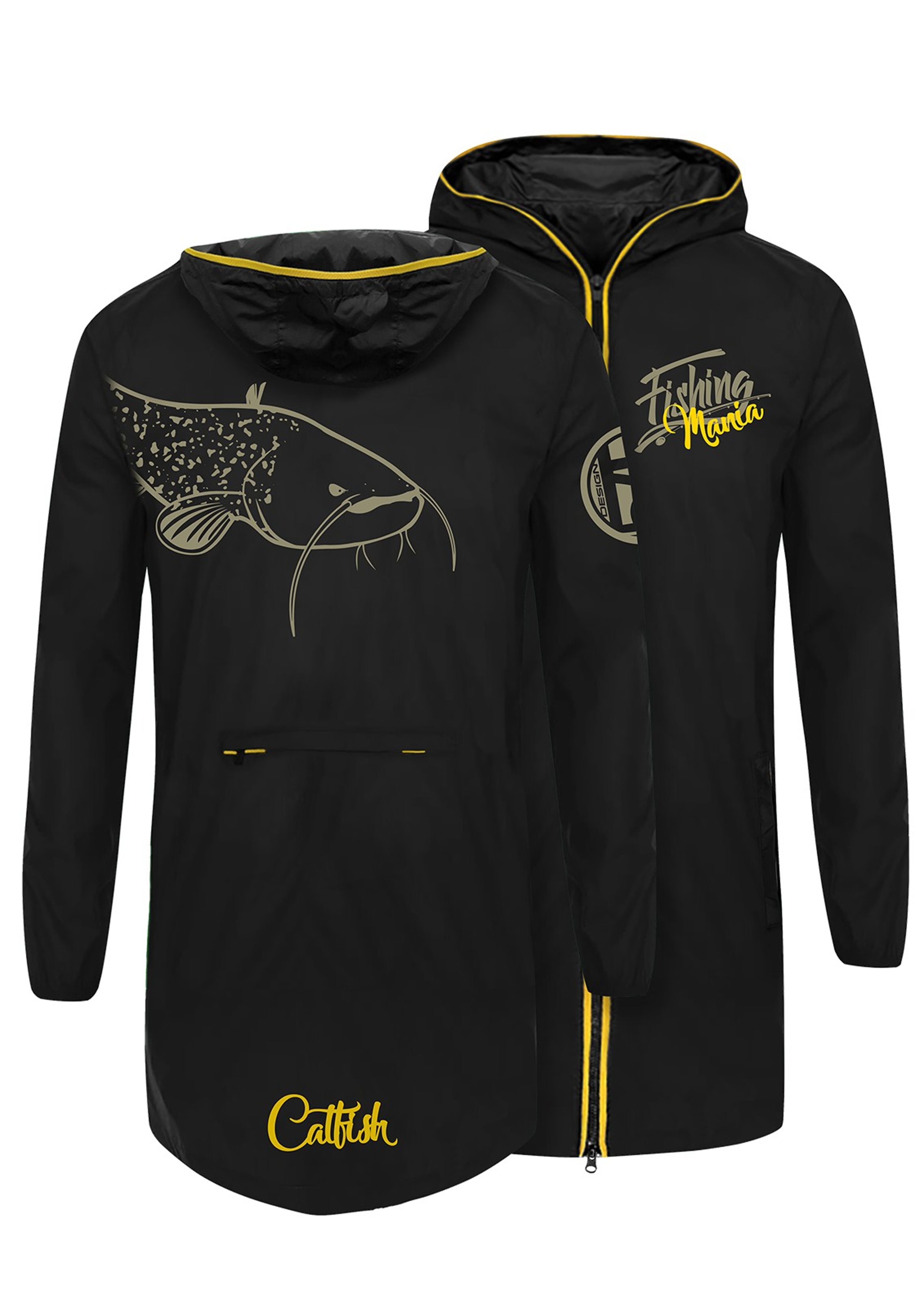 T-shirt Hotspot Design Fishing Mania Catfish size M