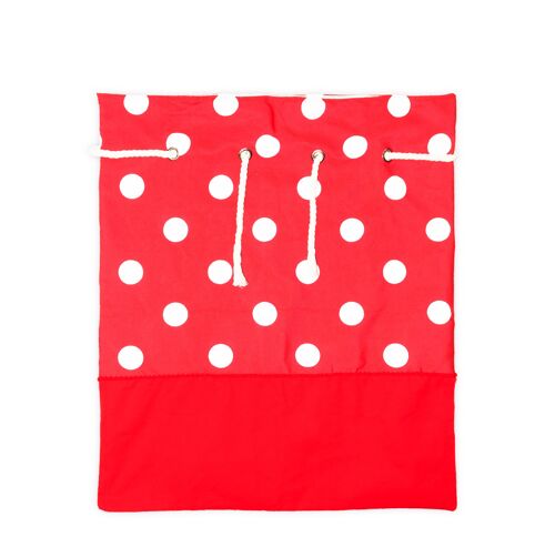 White Polka Dot Sack