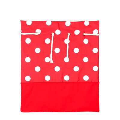 White Polka Dot Sack