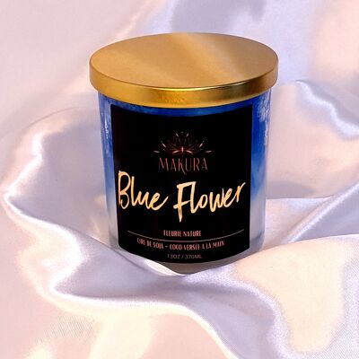 Bougie Blue Flower