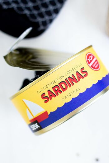 Calcetines en lata de sardinas (40-46 para hombres) 6