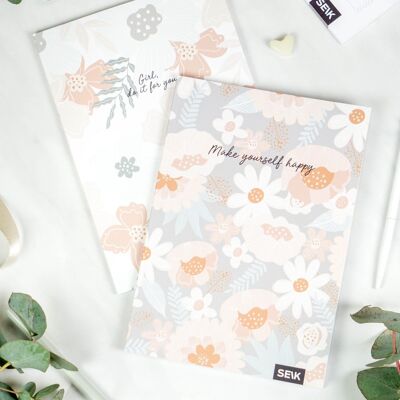 Bullet Journal / Dotted Notebook rendez-vous heureux (2pcs)