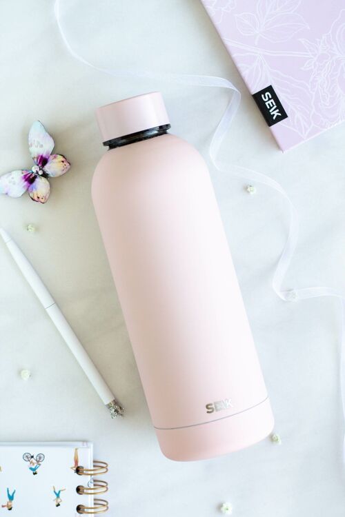 SEIK Watter Bottle / Thermos - pink color 500ml