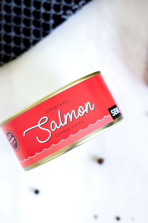 Salmon Fish Canned Socks (women size 35-40)