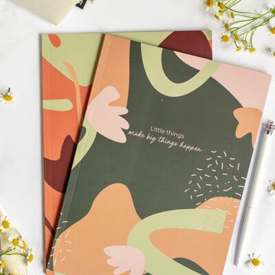 Bullet Journal / Dotted Notebook Little things & Big things (2 pcs)