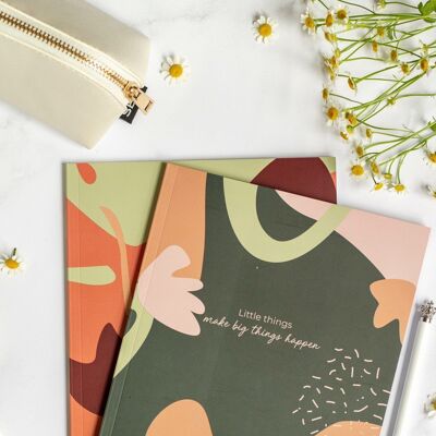 Bullet Journal / Dotted Notebook Little things & Big things (2 pcs)