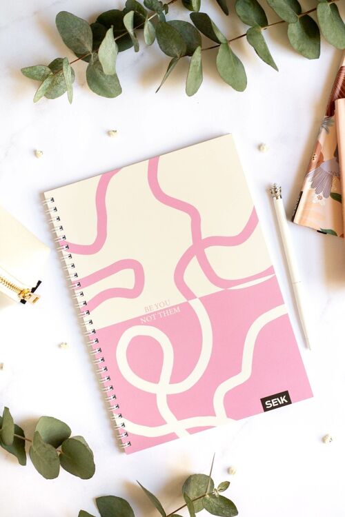 Bullet Journal / Dotted Notebook with spiral binding - Be you