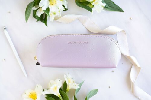 Pencil Case - Lavender Dream. Plan. Do. (purple color)