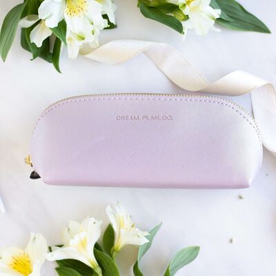 Pencil Case - Lavender Dream. Plan. Do. (purple color)