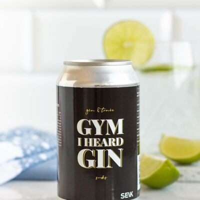 Gym? I heard Gin! - Gin & Tonic Socks (size 40-46)