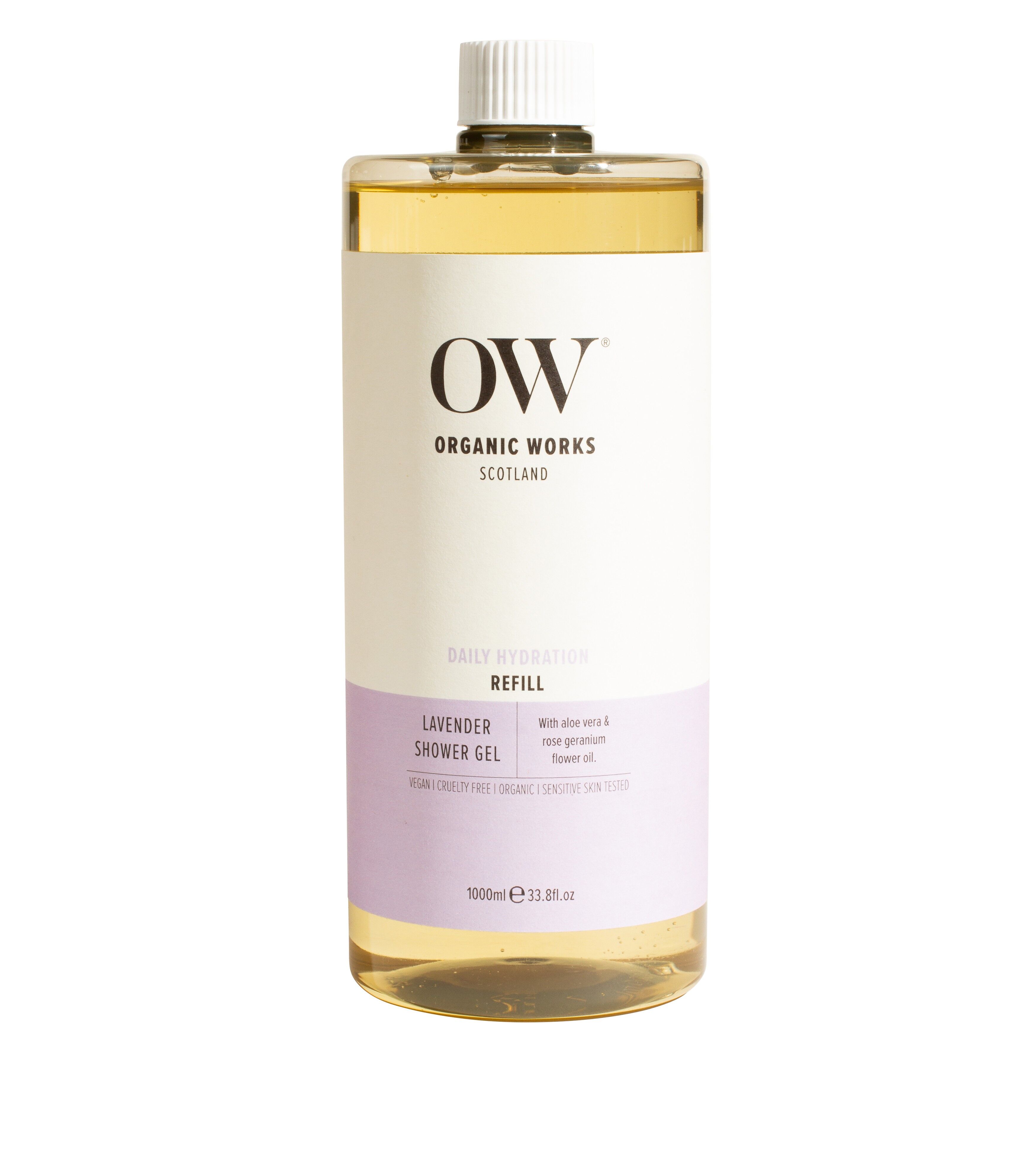 Buy wholesale Organic Works Lavender Shower Gel Eco Refill