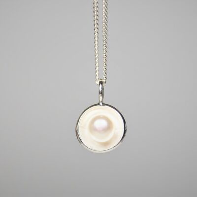 Pendente in argento 925 con perla