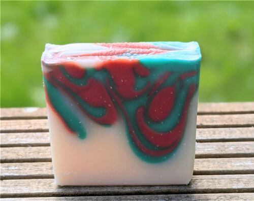 Candy Cane Soap with Shea + Mango Butter