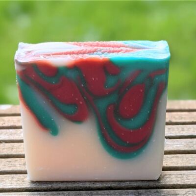 Candy Cane Soap with Shea + Mango Butter