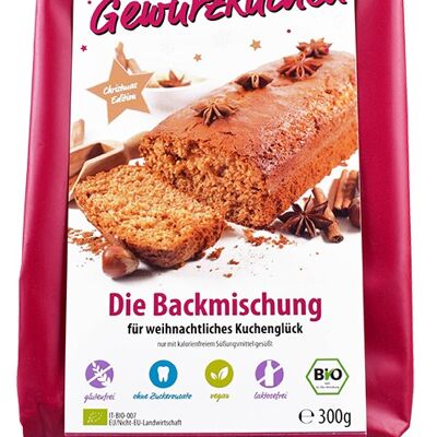 CHRISTMAS organic baking mix, spice cake with no added sugar