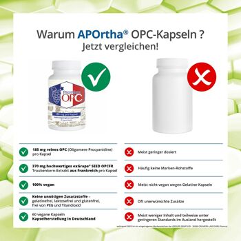 Capsules OPC Premium 185 mg - 60 capsules végétaliennes 5