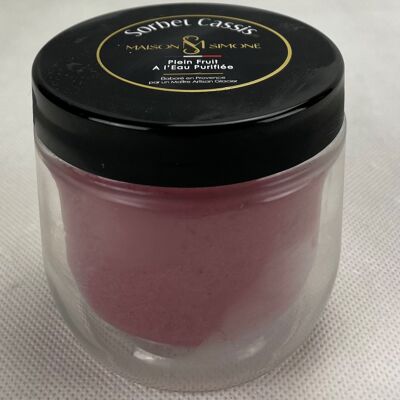 Sorbet "Plein Fruit" Cassis à l'eau purifiée 120mL