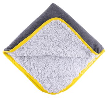 Groc Groc Teddy Grey Couverture pour animal de compagnie 3