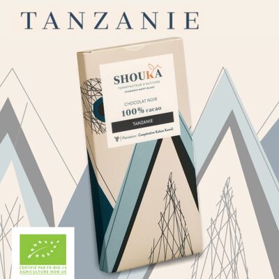 Chocolat noir - Tanzanie 100% cacao