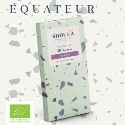 Chocolat au lait - Équateur 53 % cacao