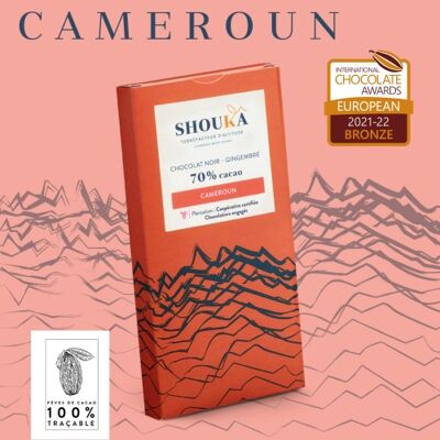Chocolat noir - Gingembre - Cameroun 70 % cacao