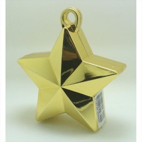 Star balloonweight metallic gold